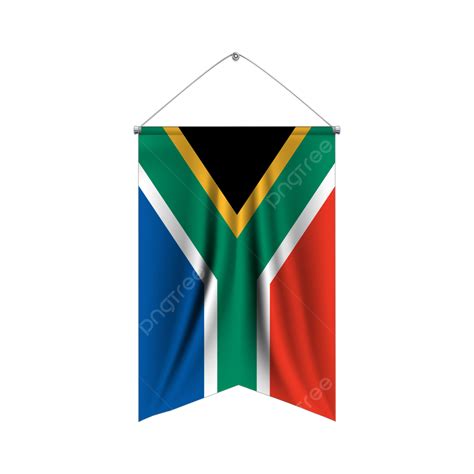 South Africa Waving Design With Transparent Background Vector, South Africa, South Africa Flag ...