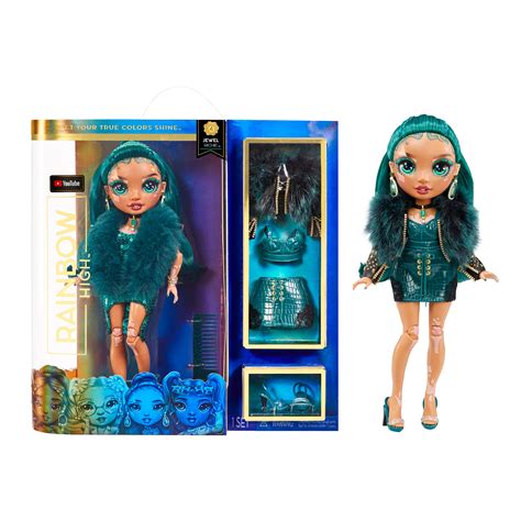 Buy Rainbow High Fashion Doll S4 - Jewel Richie (Emerald) Online at desertcartEGYPT