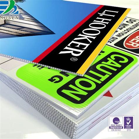 广告牌 PP plastic sheet for advertising | Corrugated plastic signs, Corrugated plastic sheets ...