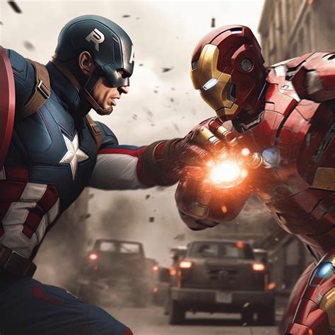 Iron Man vs. Captain America: The Superhero Showdown!