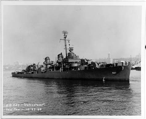 Wreck of Famed WWII Destroyer USS Johnston May Have Been Found - USNI News