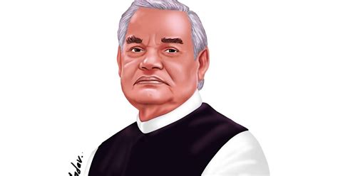 indian caricature: atal bihari vajpayee portrait, atal bihari vajpayee sketch, atal bihari ...