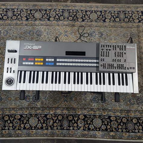 MATRIXSYNTH: Roland JX-8P with PG-800 Programmer SN 544417