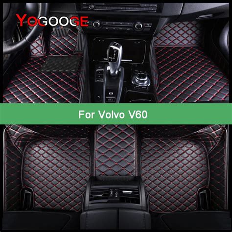 YOGOOGE Car Floor Mats For Volvo V60 Foot Coche Accessories Auto ...