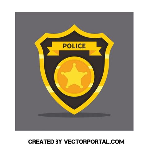 Police badge Royalty Free Stock SVG Vector