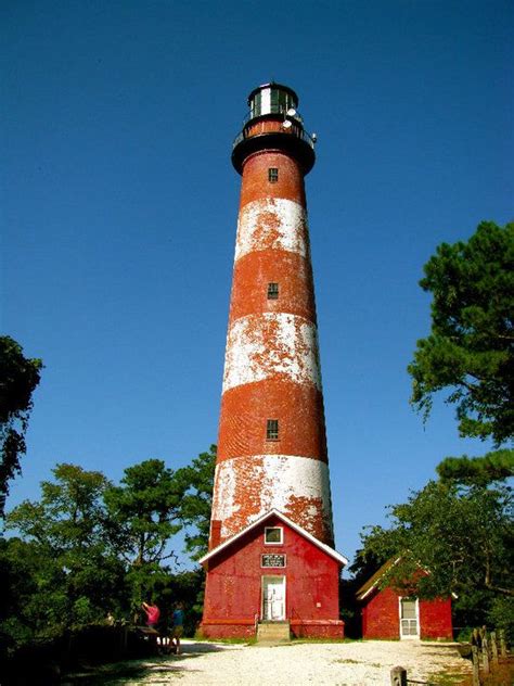 Chincoteague Lighthouse-I climbed to the top. Scott couldn't ...