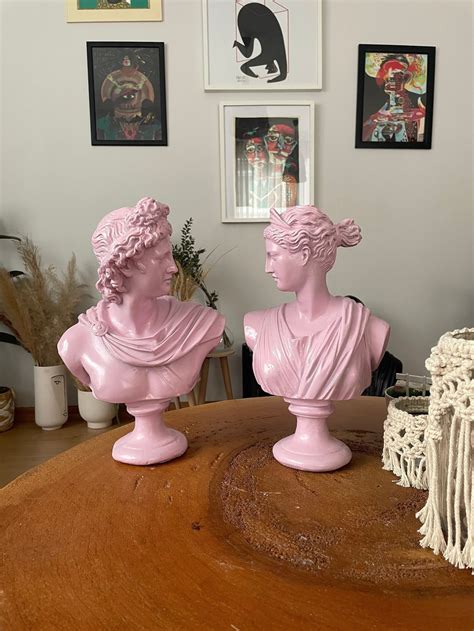 Large Artemis and Apollo Statues Sculptures Set 13 Inches2 - Etsy