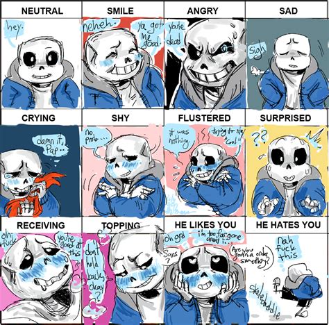 Sans emotions | Undertale | Know Your Meme