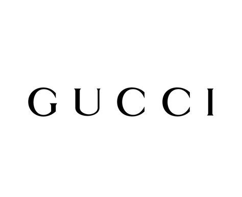 Gucci Logo Brand Symbol Name Black Design Clothes Fashion Vector ...