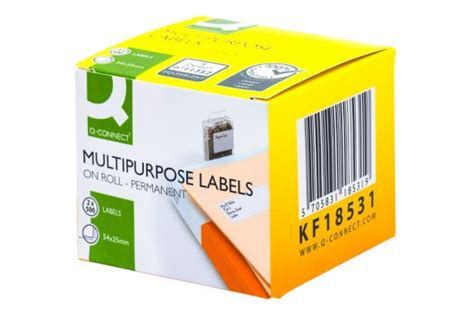 Dymo compatible labels 11352, 54x25mm | Q-Connect