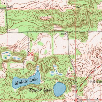 Redgranite, WI (1961, 24000-Scale) Map by United States Geological Survey | Avenza Maps