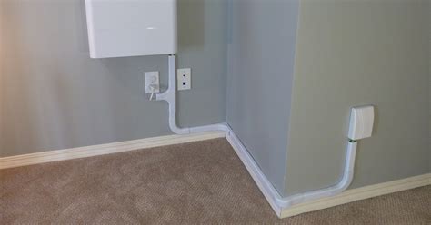 Choosing a cable management system that blends with home moldings ...