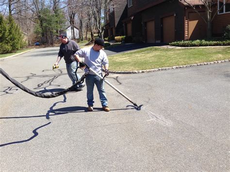 Asphalt Crack Sealing - Precision Striping & Sealcoating, NJ