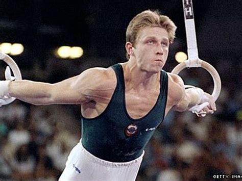 In men's artistic gymnastics, Vitaly Scherbo from Belarus, representing the Unified Team, won ...