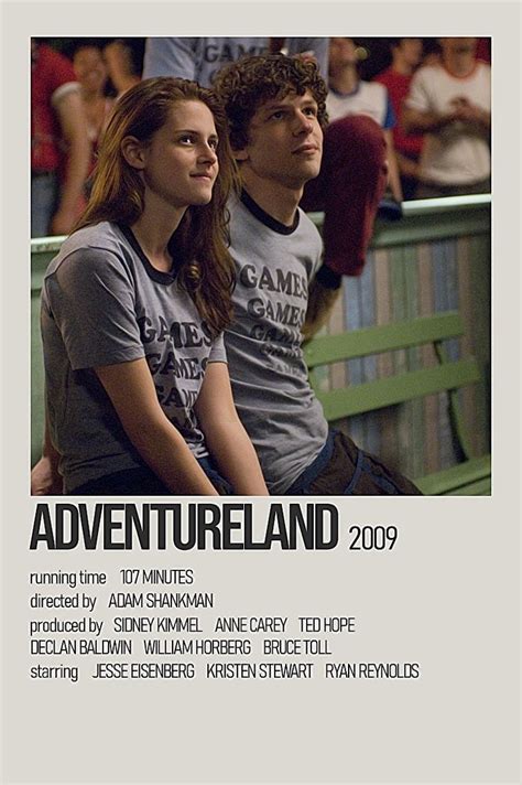 Adventureland Movie Poster | Movies to watch teenagers, Good movies ...