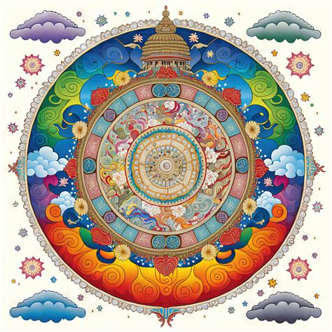 Colorful Dharma Wheel (37) by MrTimelessArt on DeviantArt