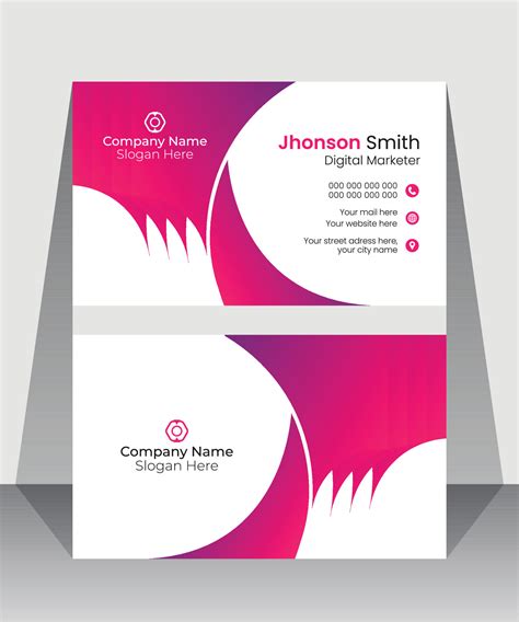 Business Card Layout Template