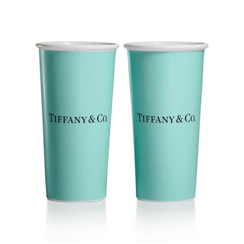 Tiffany Cups Tiffany Large Coffee Cups in Bone China, Set of Two ...