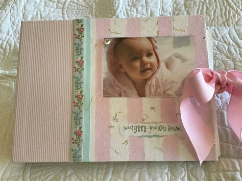 Personalized Baby Girl Memory Photo Book lil - Etsy