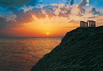 Photograph of the Temple of Poseidon in Sounio