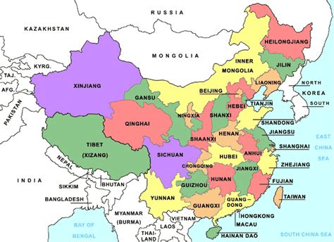 Online Maps: China political map