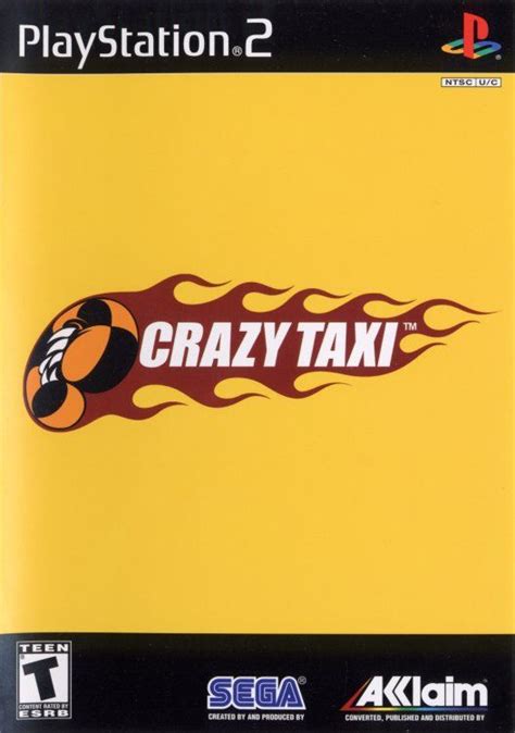 Crazy Taxi (2001) PlayStation 2 box cover art - MobyGames