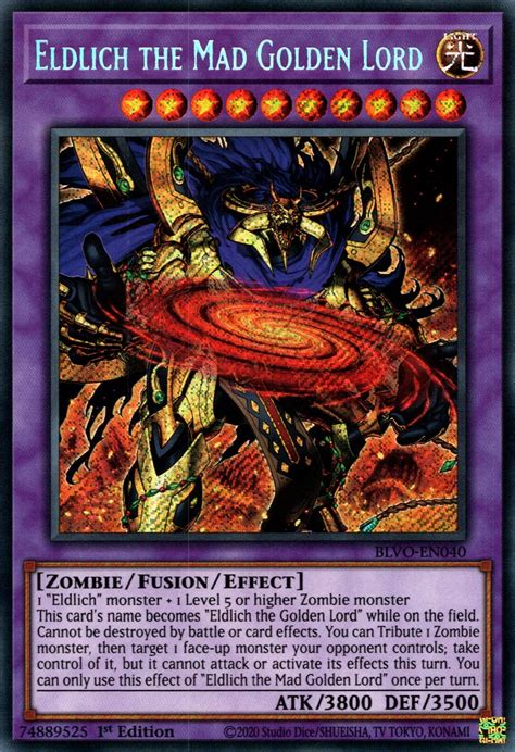 Eldlich the Mad Golden Lord - Blazing Vortex - YuGiOh