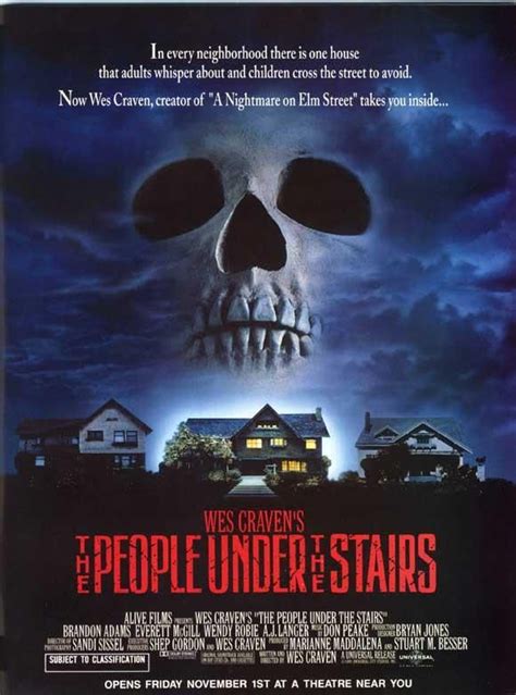 The People Under the Stairs 27x40 Movie Poster (1991) | American horror ...