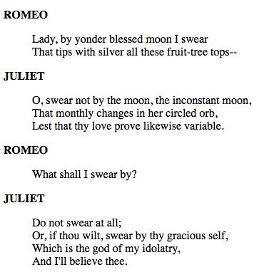 quote from the balcony scene...romeo and juliet | Romeo and juliet ...