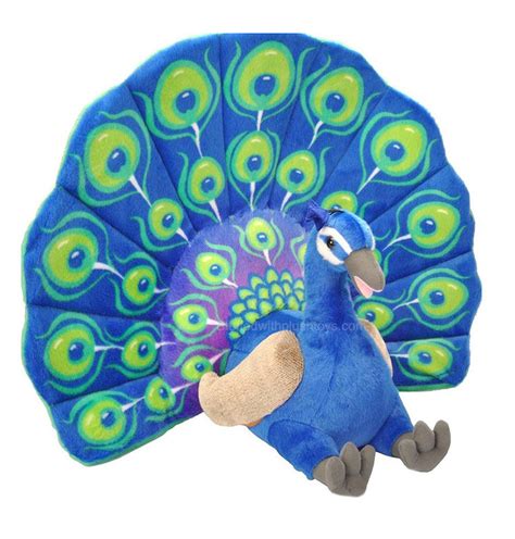 Jumbo Peacock|stuffed animal |Little Biggies Range| Wild Republic