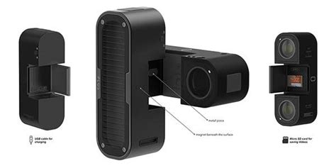 PLUS 3D Action Camera with LED Lighting | Gadgetsin