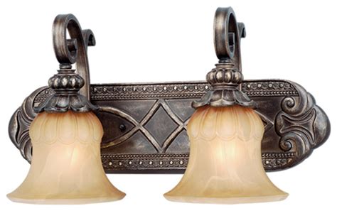 Vaxcel Lighting BG-VLD002 Bellagio 2 Light Bathroom Vanity Light - 11 Inches Wi - Victorian ...