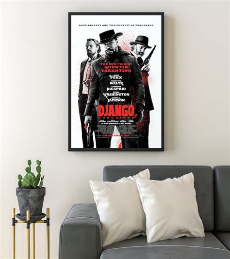 Django Unchained Movie Poster - Etsy