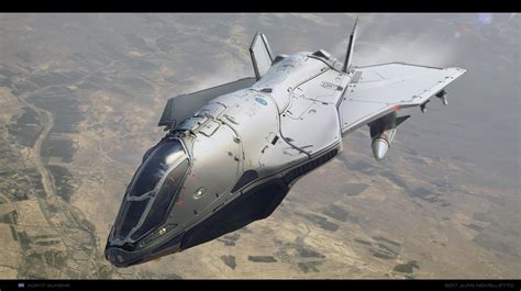 ArtStation - AUK-17 Aukenk, Juan Novelletto | Aircraft, Spaceship design, Fighter