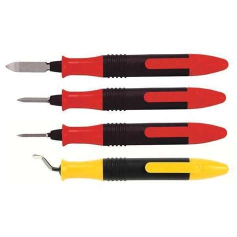 Shaviv Disposable Deburring Tool Set, C, E Series 154-90081 | Zoro