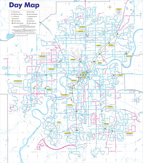 Edmonton Bus Route Map