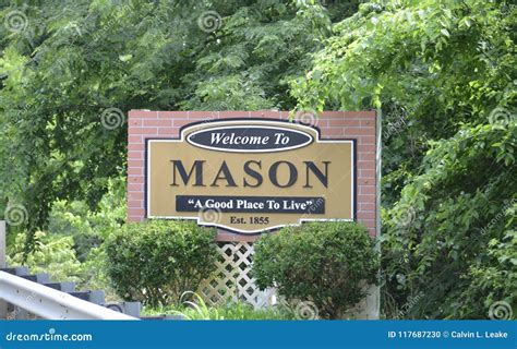 Mason Tennessee Established 1855 Editorial Image - Image of established ...