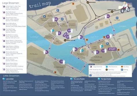 Walking with The Snowman at MediaCity - trail map and everything you ...