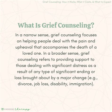 How Does Grief Counseling Work?