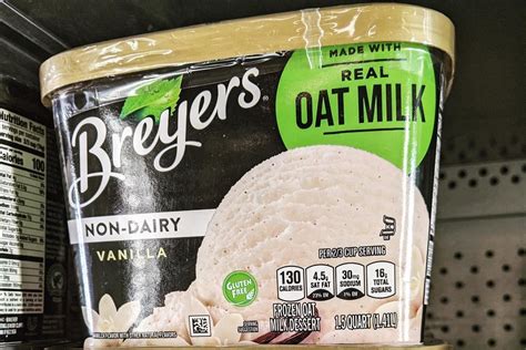 Breyers Non-Dairy Oat Milk Ice Cream Reviews & Info