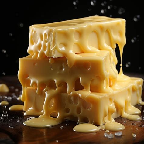 Premium AI Image | photo of delicious cheese slice