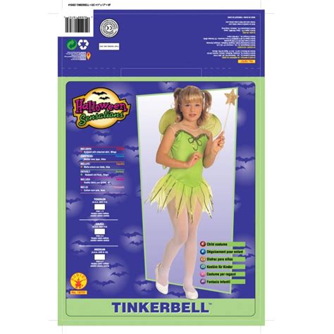 GeeksHive: Disney Tinkerbell Costume - Child's Medium - Girls - Kids ...