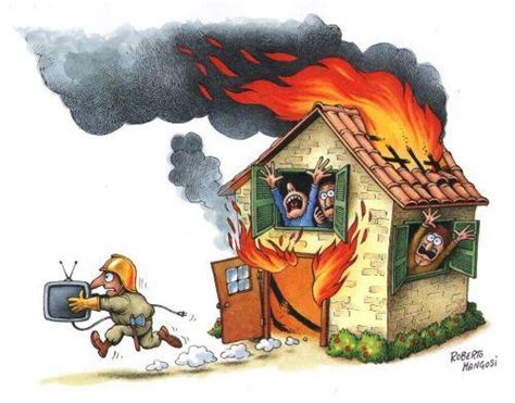 House On Fire Cartoon - ClipArt Best