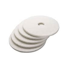 White Buffing Pad 5/CS - Magid Supplies