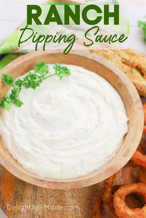 Parmesan Ranch Dipping Sauce | The BEST Ranch Dipping Sauce recipe!