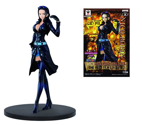 Buy Banpresto One Piece 6.3-Inch Film Gold Nico Robin DXF Sculpture ...