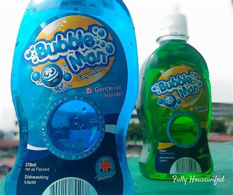 Bubbleman dishwashing liquid review - Fully Housewifed