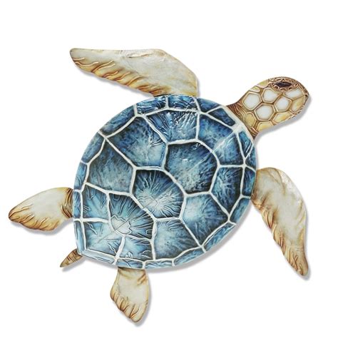 Sea Turtle Wall Decor Blue (m8057) - Eangee Home Design - Shopeangee