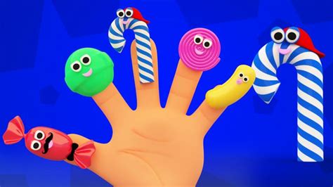 Candy Finger Family | Nursery Rhymes For Kids And Children Song ...