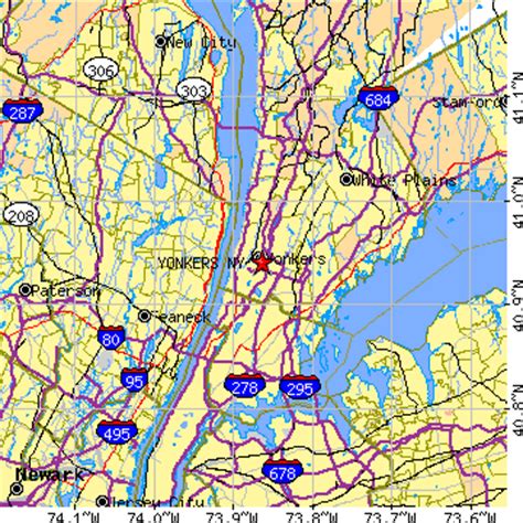 Yonkers, New York (NY) ~ population data, races, housing & economy